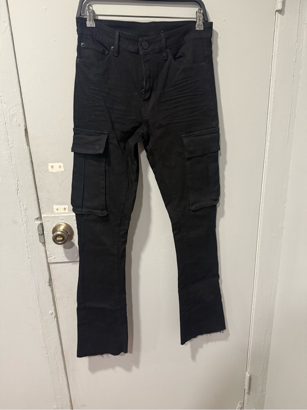Boohooman flared cargos 30